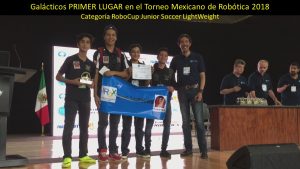 Galácticos PRIMER LUGAR en el Torneo Mexicano de Robótica 2018
